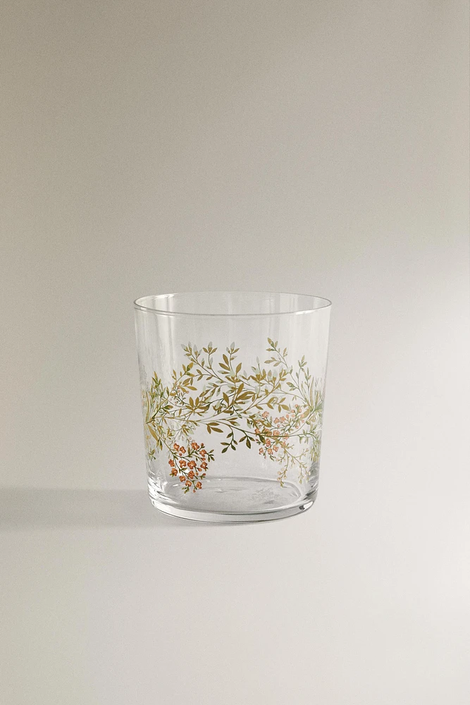 TRANSFER GLASS TUMBLER