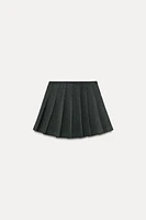 PLEATED MINI SKIRT