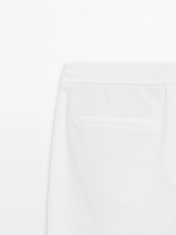 Pantalon de jogging en coton mélangé