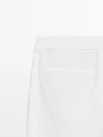 Pantalon de jogging en coton mélangé
