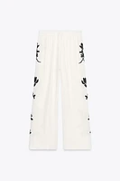 ZW COLLECTION FLORAL EMBROIDERED PANTS