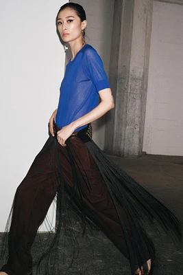 EXTRA-FINE KNIT TOP