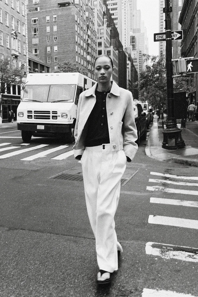 VESTE EN CUIR DAIM 100 % ZW COLLECTION LIMITED EDITION