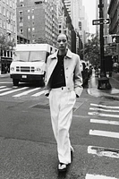 VESTE EN CUIR DAIM 100 % ZW COLLECTION LIMITED EDITION