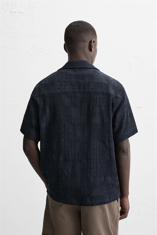 CHEMISE RELAXED FIT JACQUARD