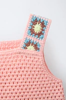 TOP EN MAILLE CROCHET