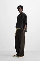 100% LINEN KIMONO SHIRT