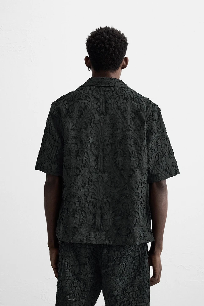 GEOMETRIC JACQUARD SHIRT