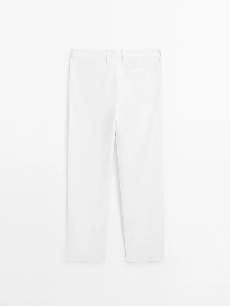 Pantalon léger 100 % lin