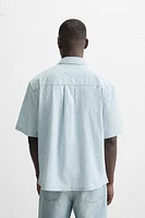 CONTRAST DENIM SHIRT