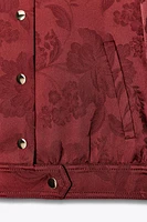 JACQUARD BOMBER JACKET