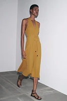 ROBE HALTER CEINTURE