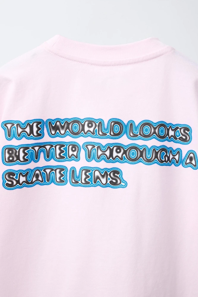 NEON HELMETS PRINTED T-SHIRT