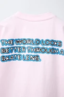 NEON HELMETS PRINTED T-SHIRT