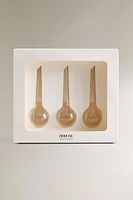 SET OF BOROSILICATE GLASS SELF-WATERING GLOBES (SET OF 3)