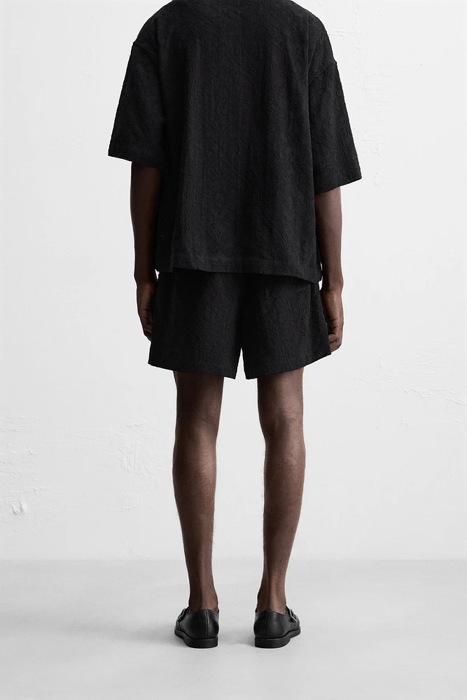 BERMUDA RELAXED FIT JACQUARD