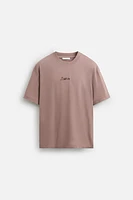 T-SHIRT BRODERIE EN MATIÈRES VARIÉES