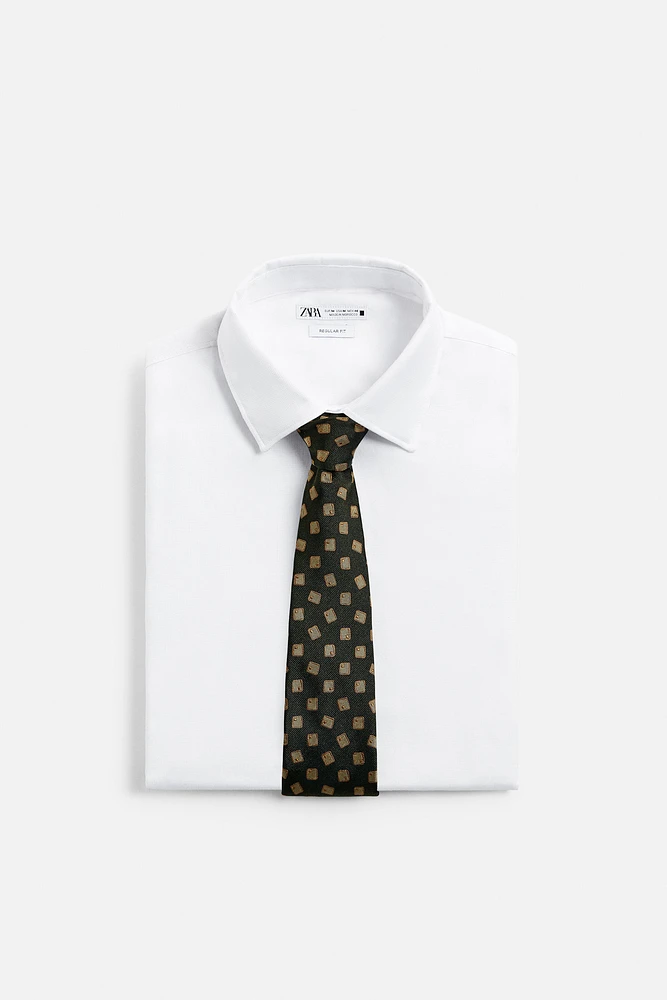 SILK JACQUARD TIE