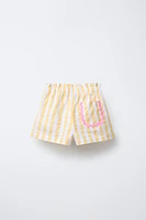 BERMUDA RAYURES ONDULINE CASA LAWA © X ZARA KIDS
