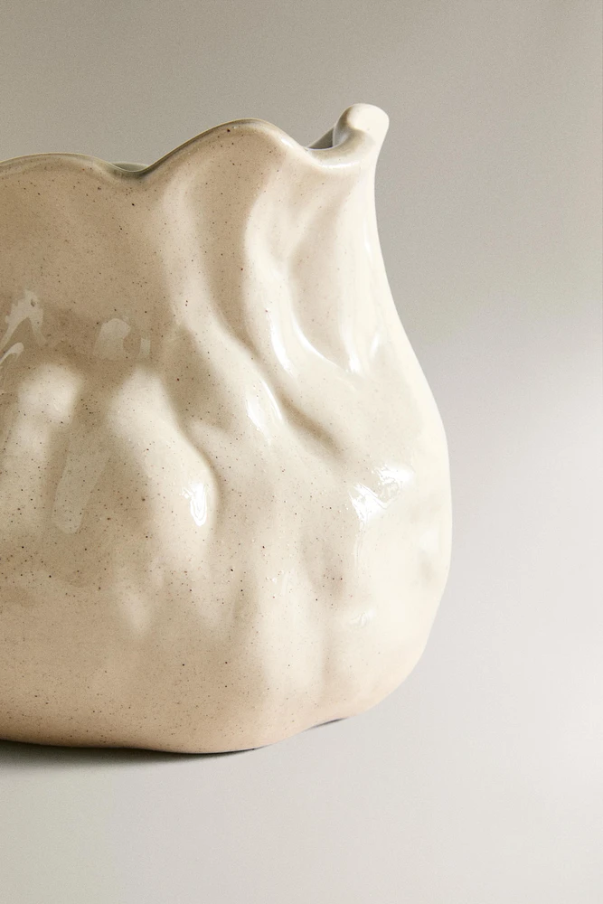 ARTICHOKE CERAMIC VASE
