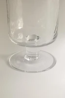 VERRE À PIED MARTELÉ