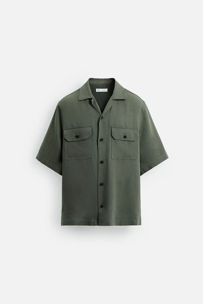CHEMISE FLUIDE LYOCELL - LIN
