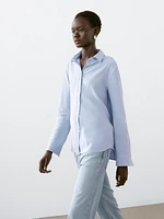 Long sleeve linen shirt