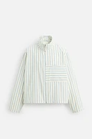 CHEMISE BOXY FIT À RAYURES