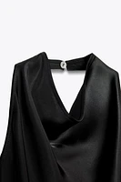 ZW COLLECTION SATIN HALTER TOP