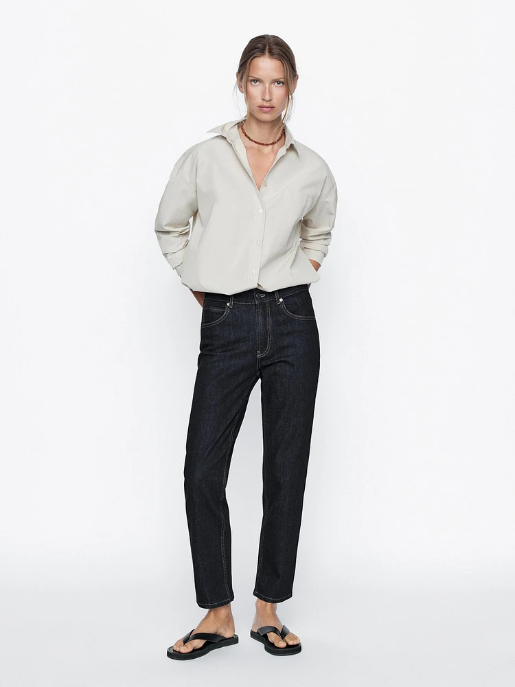 Mid-rise slim fit jeans