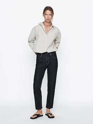 Mid-rise slim fit jeans
