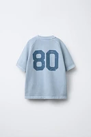 T-SHIRT À MANCHES RAGLAN IMPRIMÉ