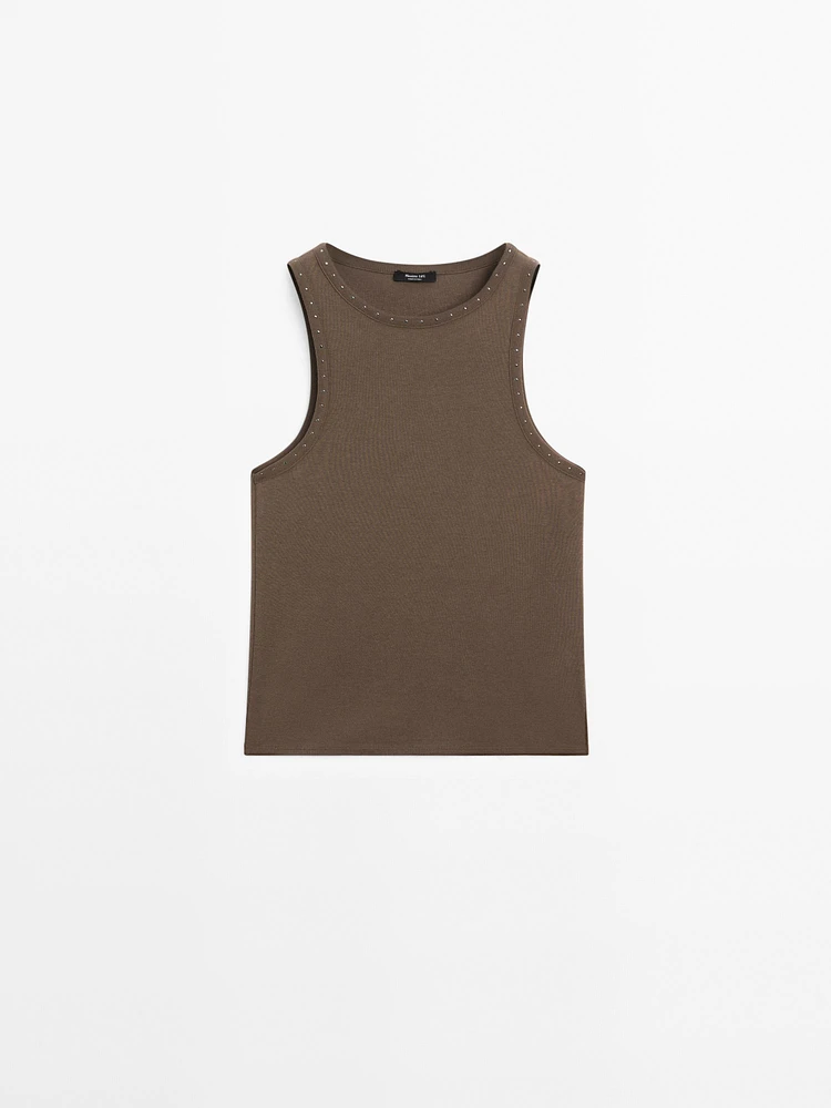 Top slim à clous