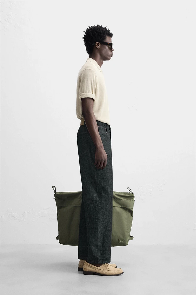 STRAIGHT FIT COTTON-HEMP JEANS