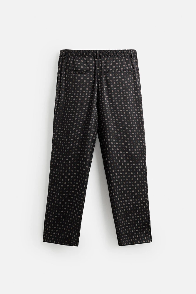 LIMITED EDITION GEOMETRIC PRINT PANTS