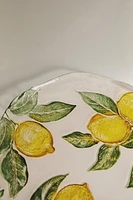 ASSIETTE DE PRÉSENTATION VERRE RECYCLABLE CITRONS