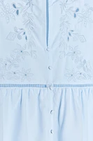 CHEMISE MANCHES COURTES VOLANT