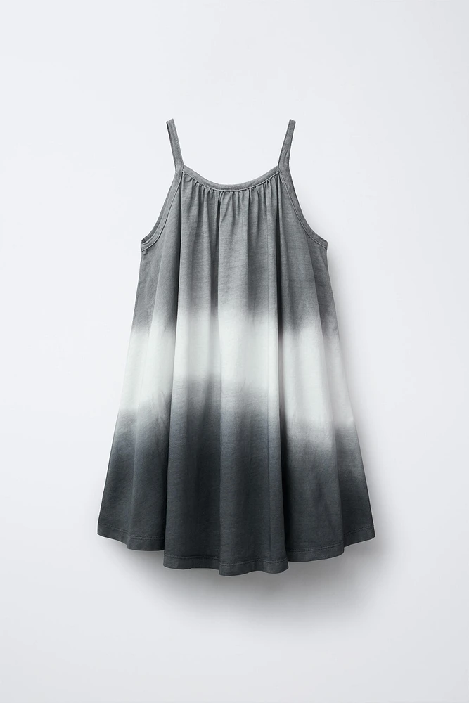 TIE-DYE STRAPPY DRESS