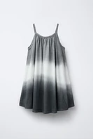 TIE-DYE STRAPPY DRESS