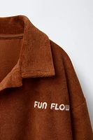 SWEAT POLO EFFET ÉPONGE