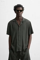 CHEMISE JACQUARD RAYURES