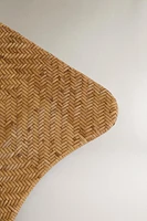 RATTAN MEDITATION STOOL