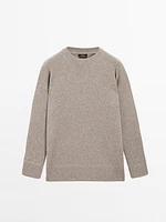 Pull oversize en maille 100 % cachemire