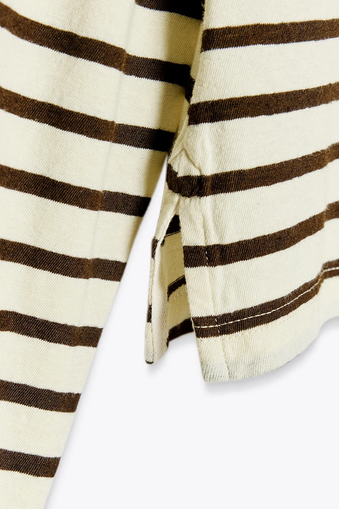 STRIPED LONG SLEEVE T-SHIRT