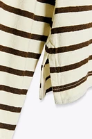 STRIPED LONG SLEEVE T-SHIRT
