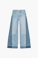 JEAN Z1975 WIDE LEG TAILLE NORMALE CONTRASTE