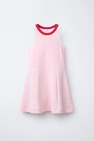 CONTRAST MODAL DRESS
