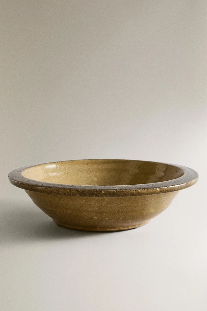 DECORATIVE TERRACOTTA BOWL