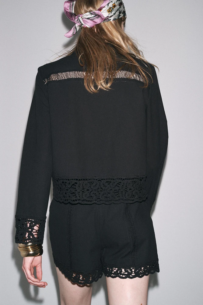 ZW COLLECTION CROCHET SHIRT