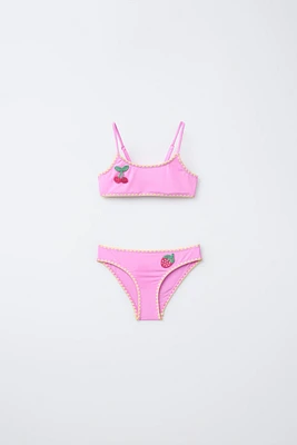 6-14 ANS/ BIKINI FRUITS AU CROCHET